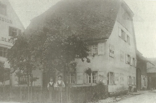 Haus 28 Odenwald neben Adler um 1910 Aus Seite 23   I wie es frher einmal war klein