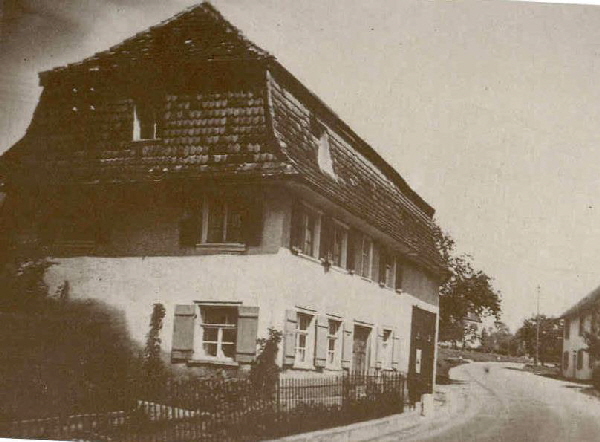 Haus Kuno Rebstein  von Westen her