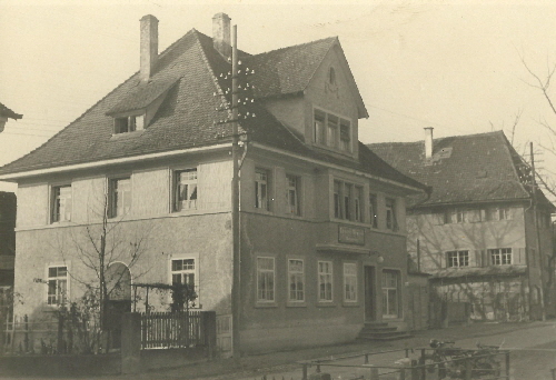 Metzgerei Stengele Bachstrae 4 heute Karl Winkler um 1940