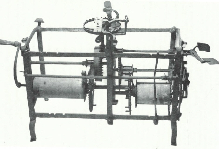 Turmuhr Deisendorf Fundsituation gebaut um 1700 vermutlich in der Klosterschmiede Salem klein