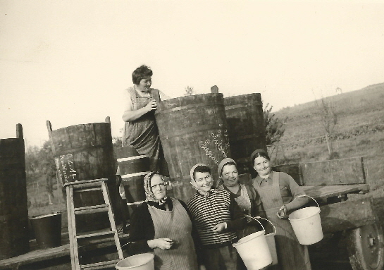 von rechts Josefine Heger Maria Hibschenberger Anni Sauter um 1942